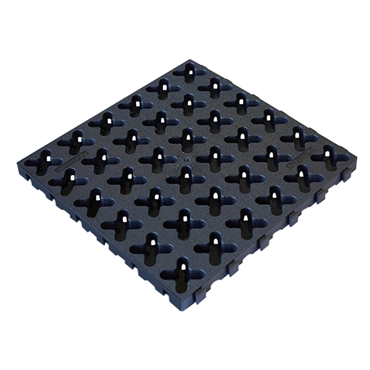 12" x 12" Tmat Interlocking Panel - with Drain Holes